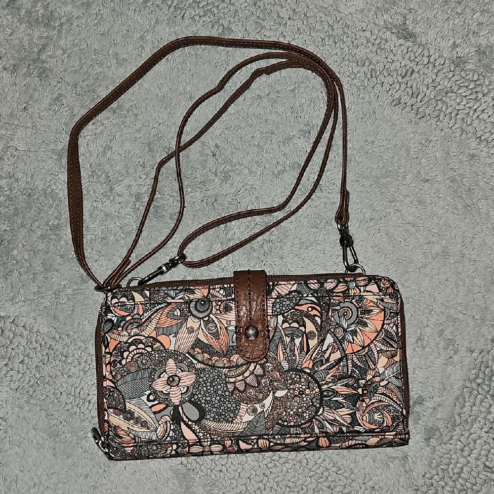 Brown Floral Women's Bag